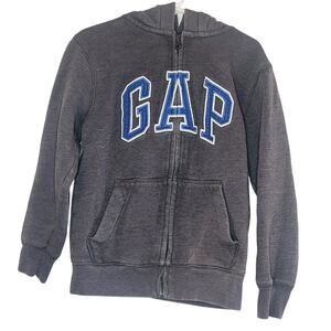 Vintage Y2k Gap Kids gray‎ zip up hoodie Size S